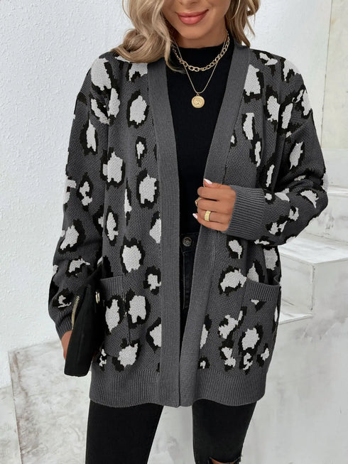 'Ulani' Animal Print Cardigan - Celes Fashion